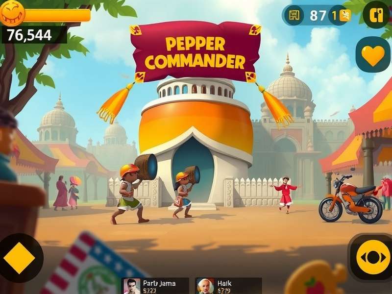 Pepper Commander Gameplay Screenshot
